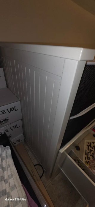 Diván cama Ikea blanco con cajones