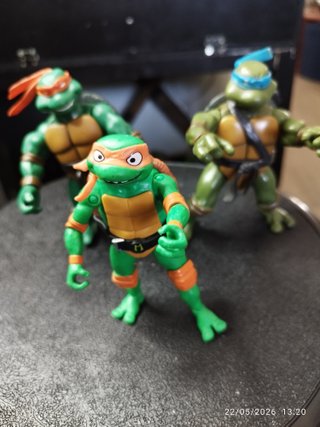 3 Figuras Tortugas Ninja