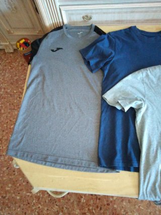 Lote 3 Camisetas Chico Talla S Nike Joma