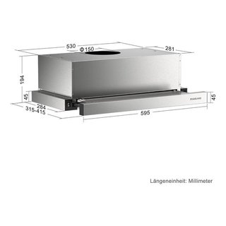 Campana extractora integrada 60cm GASLAND NUEVO
