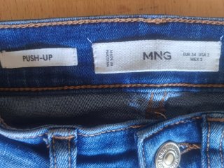 Jeans push up Mango