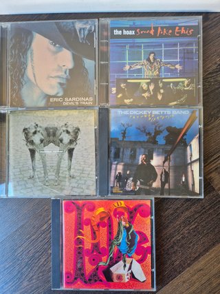 Lote 5 CDs Blues Rock: Eric Sardinas, The Hoax, Di