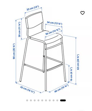 2 Taburetes Altos Ikea STIG