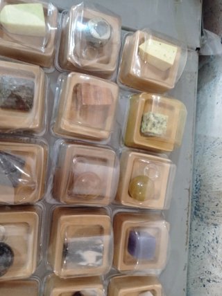 Collezione di Pietre Minerali Scolpito