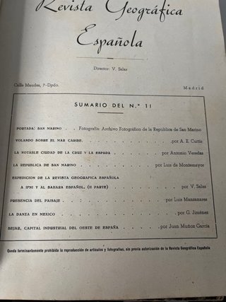 2 Revistas Geografica Española 10 (IFNI-SAH) y 11