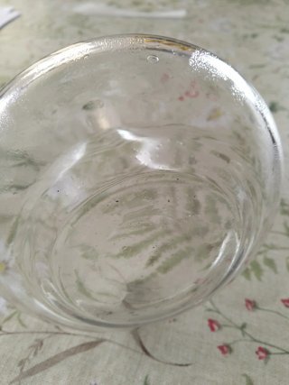 Antica caraffa per liquori in vetro