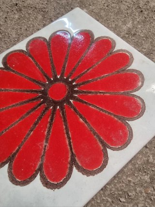 Azulejos antiguos Flor