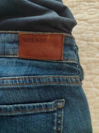 Pantalón premamá azul