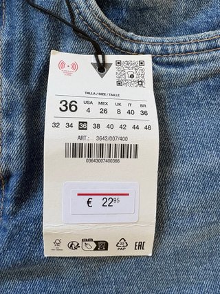 Shorts vaqueros Zara