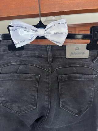 Pantalón vaquero acampanado PHARD negro T.38