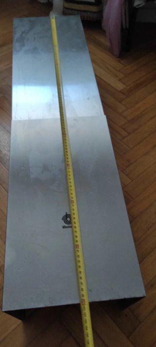 Tubo prolongador campana extractora acero