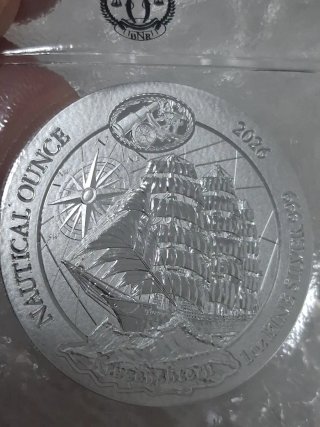 Moneda Plata Náutical  2026