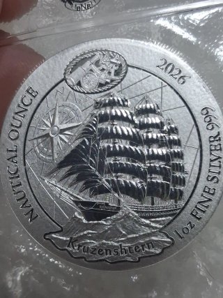 Moneda Plata Náutical  2026