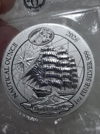 Moneda Plata Náutical  2026