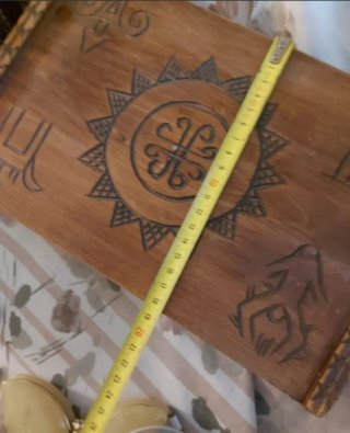 Alcanfor Arqueta de Madera Tallada de Colección