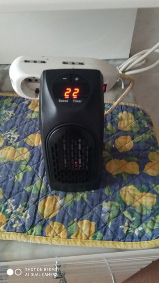 Minitermoventilatore Rohs nero
