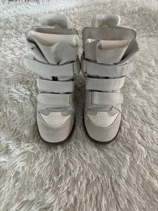 Isabel Marant Sneakers Cuña Beige