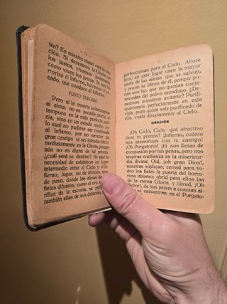 Libro antiguo religioso 1929 mes noviembre