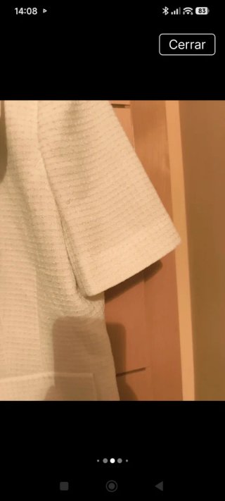 Traje de chaqueta Pilar Rueda blanco roto, crema