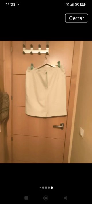 Traje de chaqueta Pilar Rueda blanco roto, crema