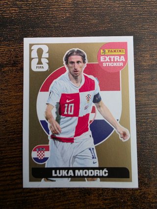 Panini Mundial 2026 Modric Extra Sticker Oro