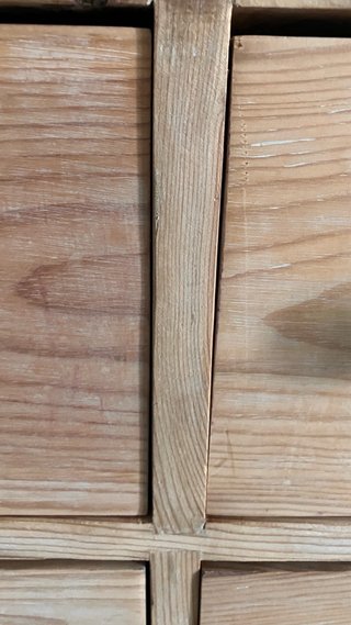 Mueble organizador de madera maciza