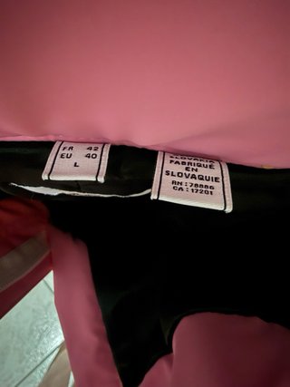 Giacca da sci Rossignol rosa e bianca