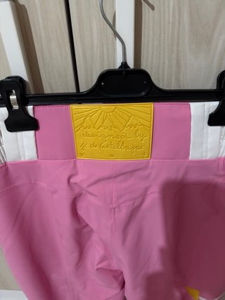Giacca da sci Rossignol rosa e bianca