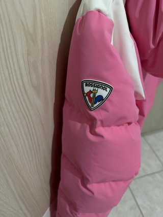 Giacca da sci Rossignol rosa e bianca