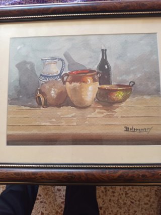 Cuadro bodegón vintage