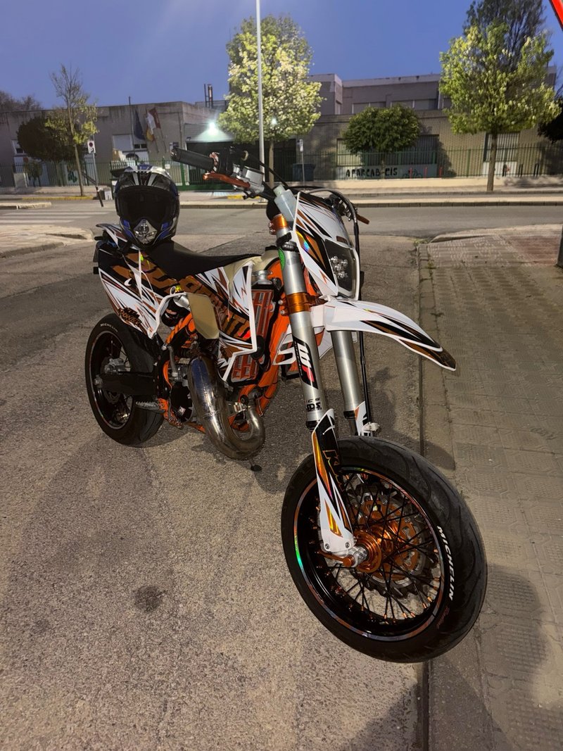 KTM 125 EXC supermotard