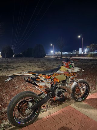 KTM 125 EXC supermotard