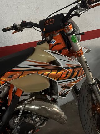 KTM 125 EXC supermotard