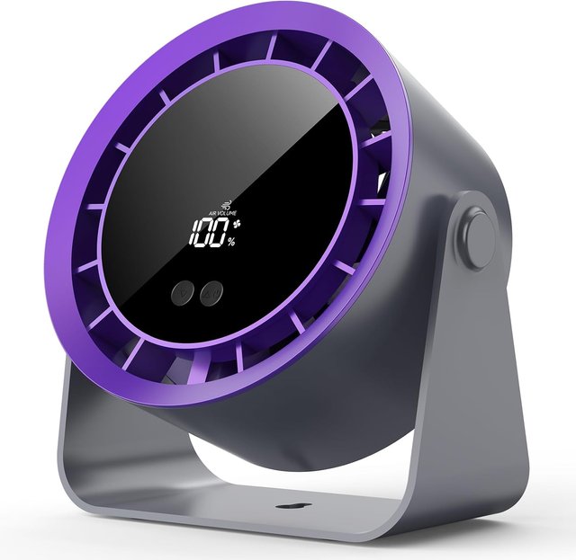 Ventilador Portátil USB Ajustable 360°