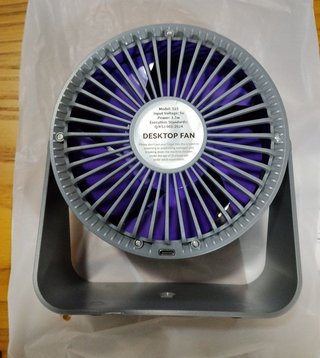 Ventilador Portátil USB Ajustable 360°
