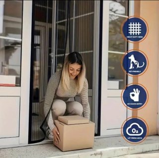 Puerta Malla Magnética Suave Fácil Instalación