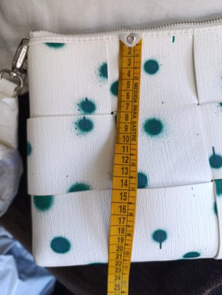 Bolso bandolera Desigual blanco y verde