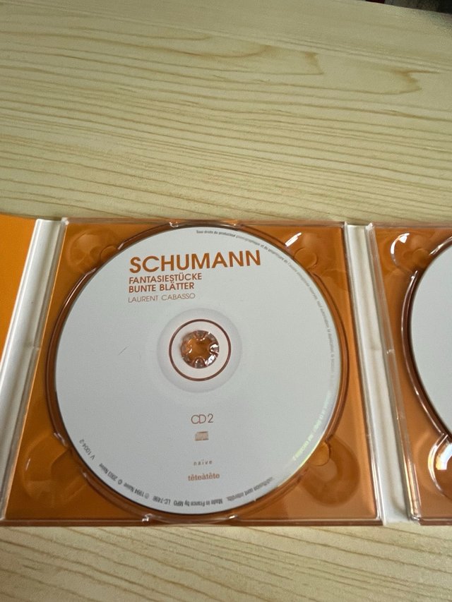 Schumann: Kreisleriana, Fantasiestücke 2 CD