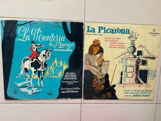 Discos LP Vinilos Zarzuela Años 50