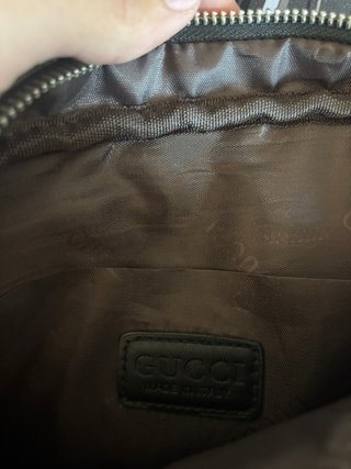 Bandolera Gucci Negra/Gris Ajustable