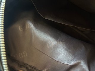 Bandolera Gucci Negra/Gris Ajustable