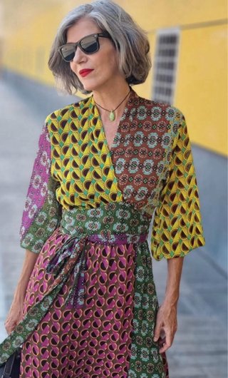 Vestido Zara Estampado Multicolor Talla XS