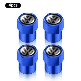 Tapones Válvula Aluminio Audi Azul