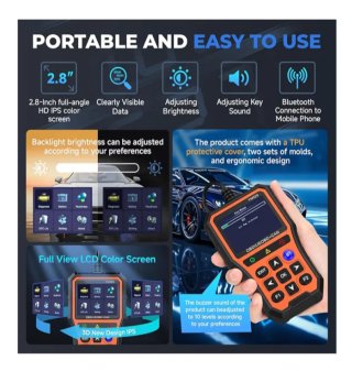 Escáner OBD2 Profesional YM529 Bluetooth