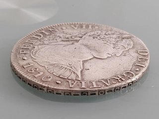 8 Reales Fernando VII Busto Indígena 1810