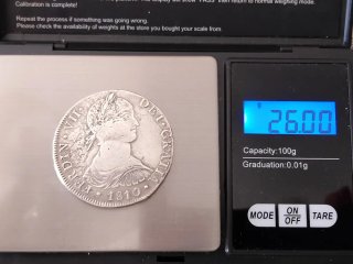 8 Reales Fernando VII Busto Indígena 1810