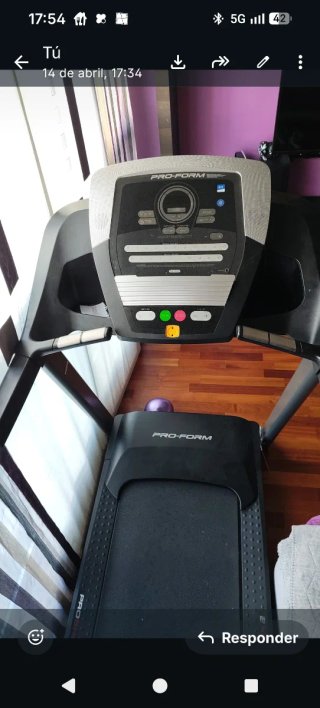 Cinta de Correr ProForm.funciona perfectamente.