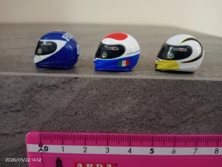 3 Mini Caschi Valentino Rossi #46