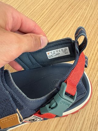 Sandalias Timberland Azul y Rojo