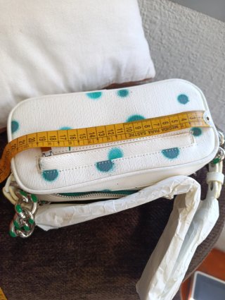 Bolso mini Desigual blanco con puntos